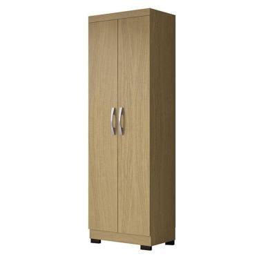 Imagem de Armário Multiuso 2 Portas New 2000192 Atacama Com Pés Preto - Aramóveis