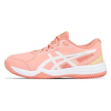 Imagem de Tênis ASICS Gel-Backhand 2 Saibro - Feminino - Rosa/Branco, 34
