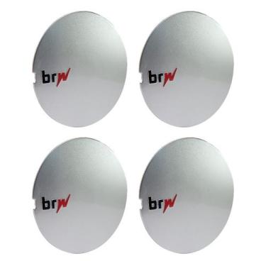 Imagem de Jogo Calotinha BRW Roda Esportiva Aranha 890 Prata - GFM