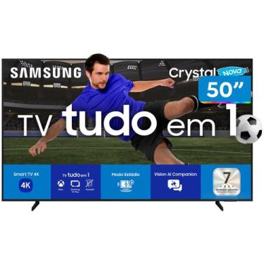 Imagem de Smart TV Samsung 50" UHD 4K 50DU7700 com Xbox Game Pass, IA Energy Mod