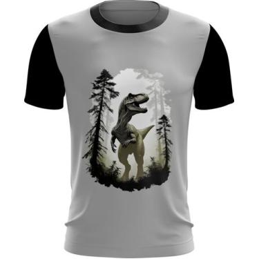 Imagem de Camiseta Dryfit T-Rex Tiranossauro Dinossauro Jurássico 2 - Kasubeck S