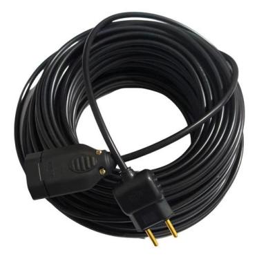 Imagem de Extensão Eletrica 20 Metros Reforçada Profissional 10/20a Ob - Congrat