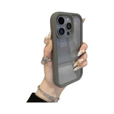 Imagem de Capa Transparente Rígida Antichoque Para iPhone 16 15 14 13 12 pro Max