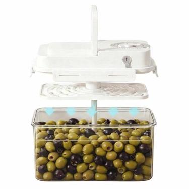 Imagem de Caixa de Fermentaçao Organizadora 4 Litros Compressao Fruta Alimento O
