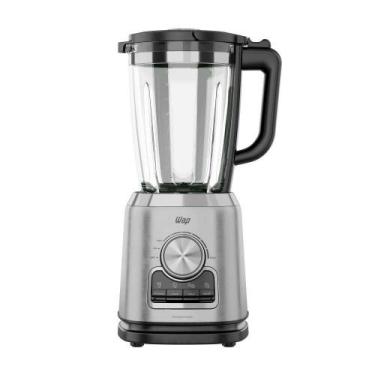 Imagem de Liquidificador Wap Jarra de Vidro 2L Preto e Cinza1000W WB2000 220V FW
