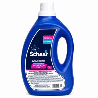 Imagem de Lava Roupas Scheer 3L Bicarbonato Ativo Super Concentrado para Limpeza
