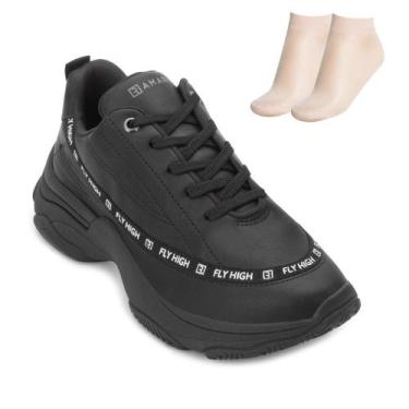 Imagem de Tênis Casual Ramarim e Meia RM25-257, Preto, 38