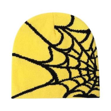 Imagem de Gorro De Inverno Unissex Com Padrão De Aranha, Elástico, Para Esportes