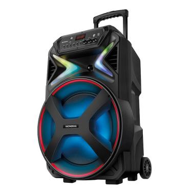 Imagem de Caixa Amplificada Bluetooth Mondial Connect Lights Plus CM-700 700W Rms com Usb e Auxiliar Preto
