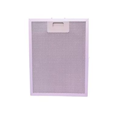 Imagem de Filtro de Alumínio para Coifa Fogatti 30,8x21,5cm Lavável Reutilizável Retenção de Gordura Metálico