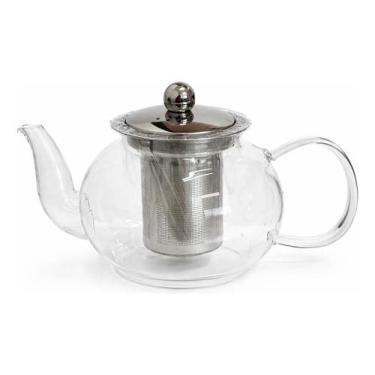 Imagem de Chaleira Vidro 600ml Borossilicato com Filtro Inox Elegance - Wellmix