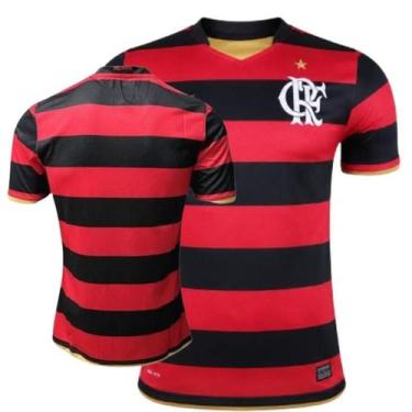 Imagem de Camisa Flamengo Retrô 2009 Oficial, Vermelho, Preto, M