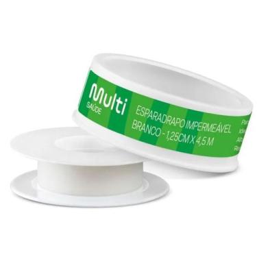 Imagem de Esparadrapo Branco Hipoalergênico 1,25cm x 4,5m Multi HC670 - Multi Sa