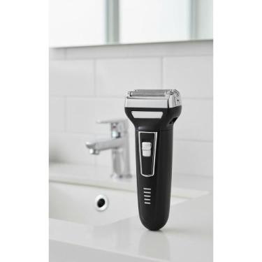Imagem de 2x Aparador Barba e Pelos Recarregável c/ 3 Pentes Preto - Congratulat