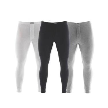 Imagem de Calça Ceroula cueca térmica Segunda pele Masculina Mash, Cinza, Claro,