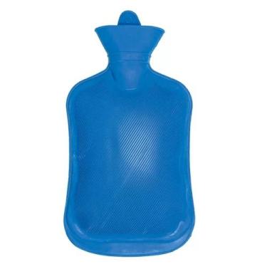 Imagem de Bolsa Agua Quente Fria Borracha 2 Litros Compressa Bolsa Térmica Dor C