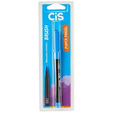 Imagem de Marcador Artístico CIS Brush, Azul Claro, Blister c/1 unidade