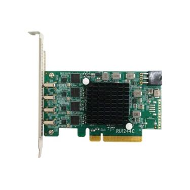 Imagem de HighPoint Technologies 4 portas USB-C 3.0 10 Gb/s placa controladora RocketU 1244C