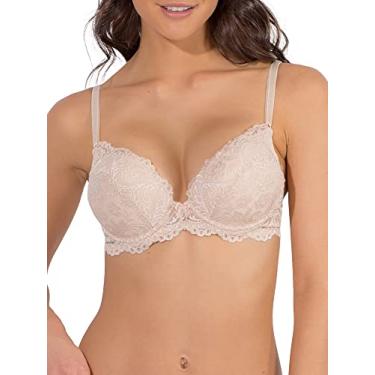 Imagem de Smart & Sexy Sutiã push-up feminino com aro e decote máximo, In the Buff, 38A