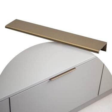 Imagem de Puxador Para Móveis Slim Alumínio 128mm Proteção Antiviral (Bronze Fosco)