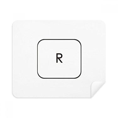 Imagem de Keyboard Symbol R Pano de limpeza Limpador de tela 2 peças Tecido de camurça