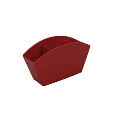 Imagem de Escorredor de Talheres Basic, 21,5 x 10,6 x 4,5 cm, Vermelho Bold, Coza