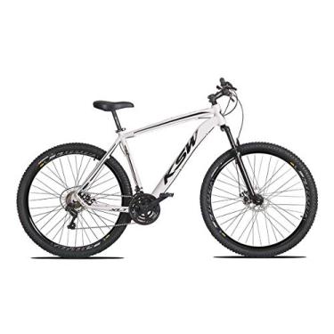 Imagem de Bicicleta Aro 29 KSW XLT 21v Shimano Tourney,19,Branco Preto