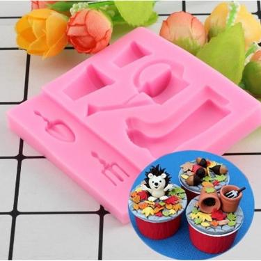 Imagem de Molde De Silicone Jardinagem, Galocha, Vaso