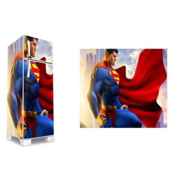 Imagem de Adesivo Decorativo Geladeira Completa   (03 Peças 80X190)  Superman -