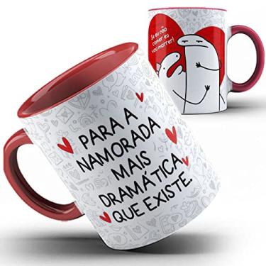 Imagem de Caneca vermelha Flork namorada mais Dramática