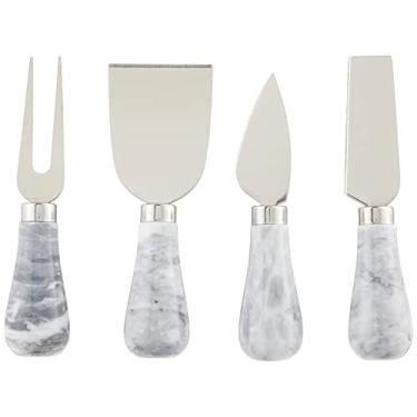 Imagem de Prodyne Faca de queijo Froma Knives KM-4-W, conjunto de 4, branca