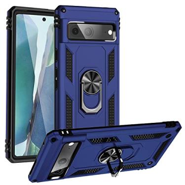 Imagem de YUNCHAO Caixa de telefone Para Google Pixel 7 TPU à prova de choque + Caixa de telefone PC com suporte capa para celular