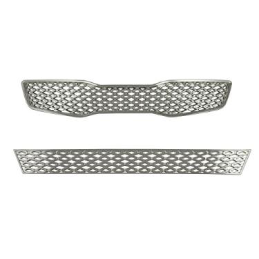 Imagem de Bully GI-112 Sobreposição de grade de ABS cromada tripla