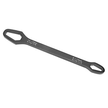 Imagem de Chave de aperto automático multifuncional universal chave de 8 a 22 mm de aço de alto carbono auto-aperto de extremidade dupla chave universal para carpintaria de bicicleta casa