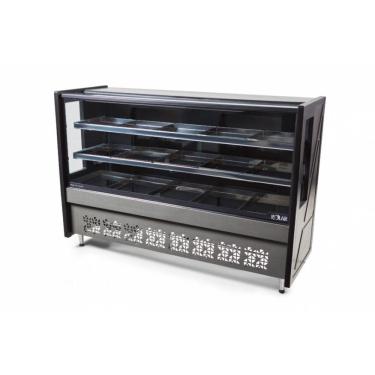 Imagem de  Balcão De Açougue  Avícola Platinum 1.75M Preto 127V - Pecav 175