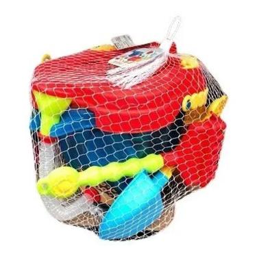 Imagem de Balde De Praia, Castelo - Kit Infantil De Praia 19 Peças