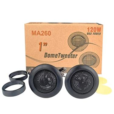 Imagem de CYDZSW Tweeters de 2,5 cm para Áudio de Carro, Super Tweeters Profissionais com Alta Eficiência e Montagem Fácil (Par)