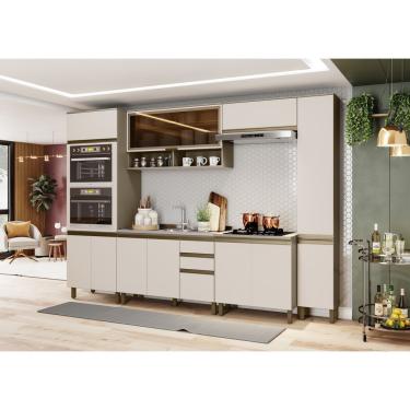 Imagem de Cozinha Completa de 06 Peças com Torre Quente 02 Fornos Évelin Henn - Duna com Cristal