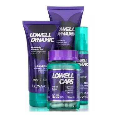 Imagem de Lowell Dynamic Cápsulas Kit Shampoo, Condicionador E Tônico 
