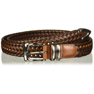 Imagem de Perry Ellis Cinto masculino trançado portfólio com couro (tamanhos 76-137 cm), Bolsas, Malas, 32