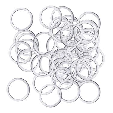 Imagem de Fenteer Conjunto de buchas de lâmina 50 peças Espaçadores de lâmina Anel de redução de anel para retificação, 25,4 mm a 20 mm