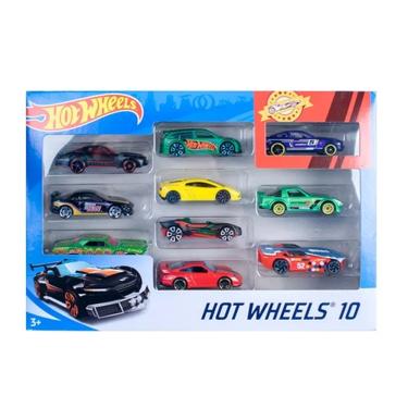 Imagem de Kit Hot Wheels com 10 Carrinhos Sortidos  - Mattel