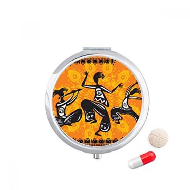 Imagem de Porta-comprimidos mexicanos Dance People Mexico Totems caixa de armazenamento de remédios dispensador de remédios