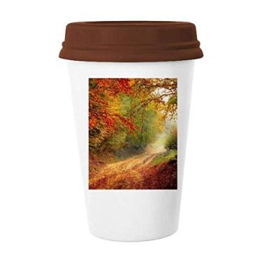Imagem de Caneca verde da floresta, ciência, natureza, cenário, café, vidro, cerâmica, copo