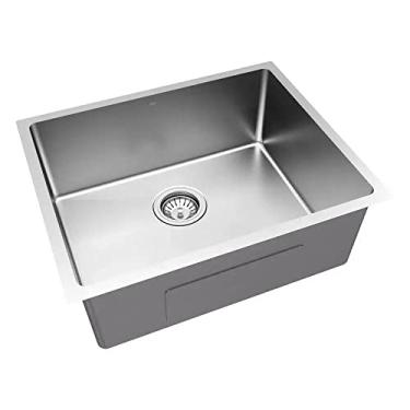 Imagem de KIT CUBA COZ ACO INOX ESCOV 500X400X200