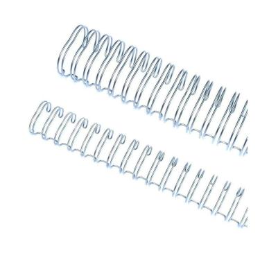 Imagem de Wire-o Garra Duplo 1´´1/4 270 Folhas A4 2x1 Prata 25 Unidade