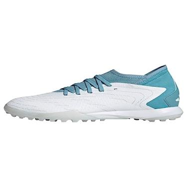 Imagem de adidas T nis de futebol unissex Accuracy.3 Turf, Branco/Branco/Preblu, 10.5