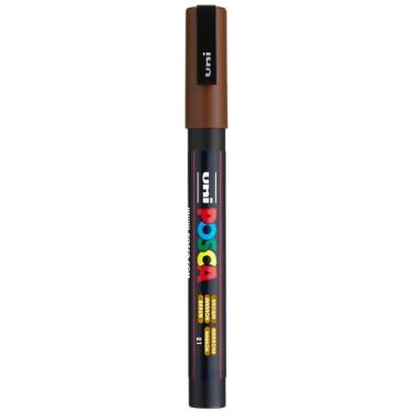 Imagem de Posca Marcador de tinta acrílica, ponta fina PC-3M, marrom (PX156612000)