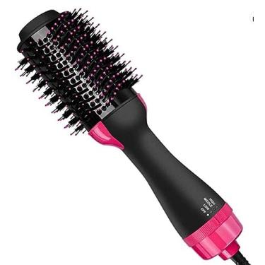 Imagem de Escova de cabelo, escova de ar quente e secador, escova de cabelo para alisar, ondular, escova profissional de cabelo para mulheres 110-125V, 1000W