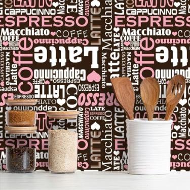 Imagem de Papel de Parede Adesivo Cozinha Café Diversos Modelos Rolo 3m Cozinha Café:CS164